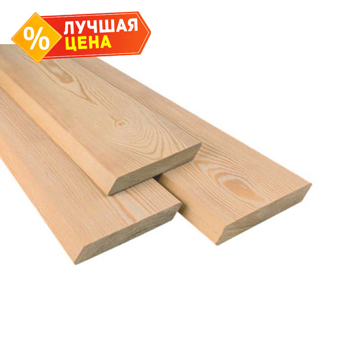 Планкен скошенный 21x120x4000 мм Экстра